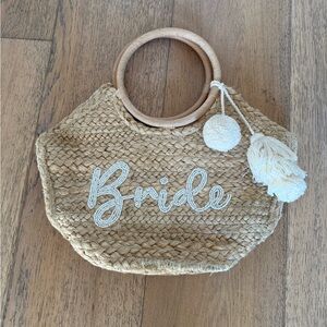 Bride Woven Tan Bag